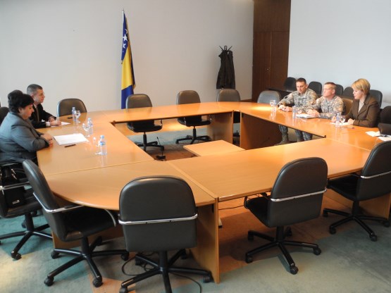 Predsjedateljica Zajedničkog povjerenstva za obranu i sigurnost BiH Dušanka Majkić razgovarala sa generalom Lordom